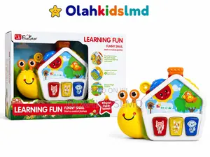 Fivestar Learning Fun Snail – Bilingual Musical Educational Toy (Engl