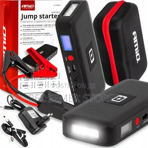 Portable Jump Starter With Powerbank 12v 12000amps