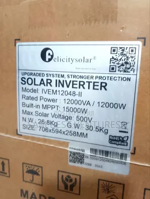 12kva 48v Felicity Solar Ivem Inverter
