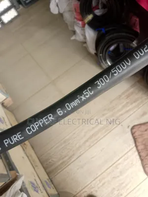 6mm 5core Pure Copper Flexible Wire