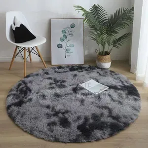 Fluffy Plush Round Rug
