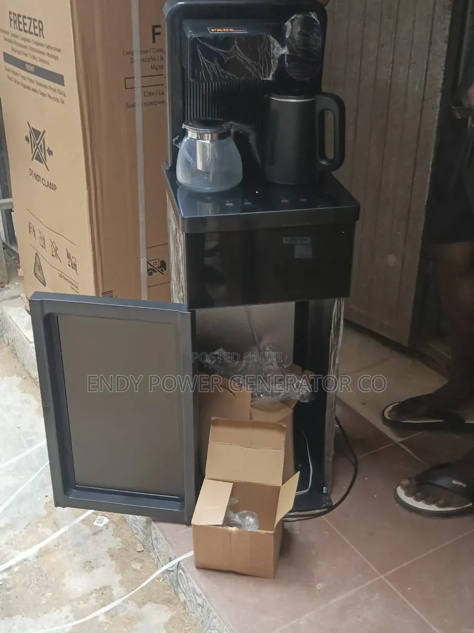 Multi Function Black Water Dispenser With Kettle and Jug for Tea