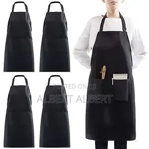 Cotton Apron With Adjustable Neck