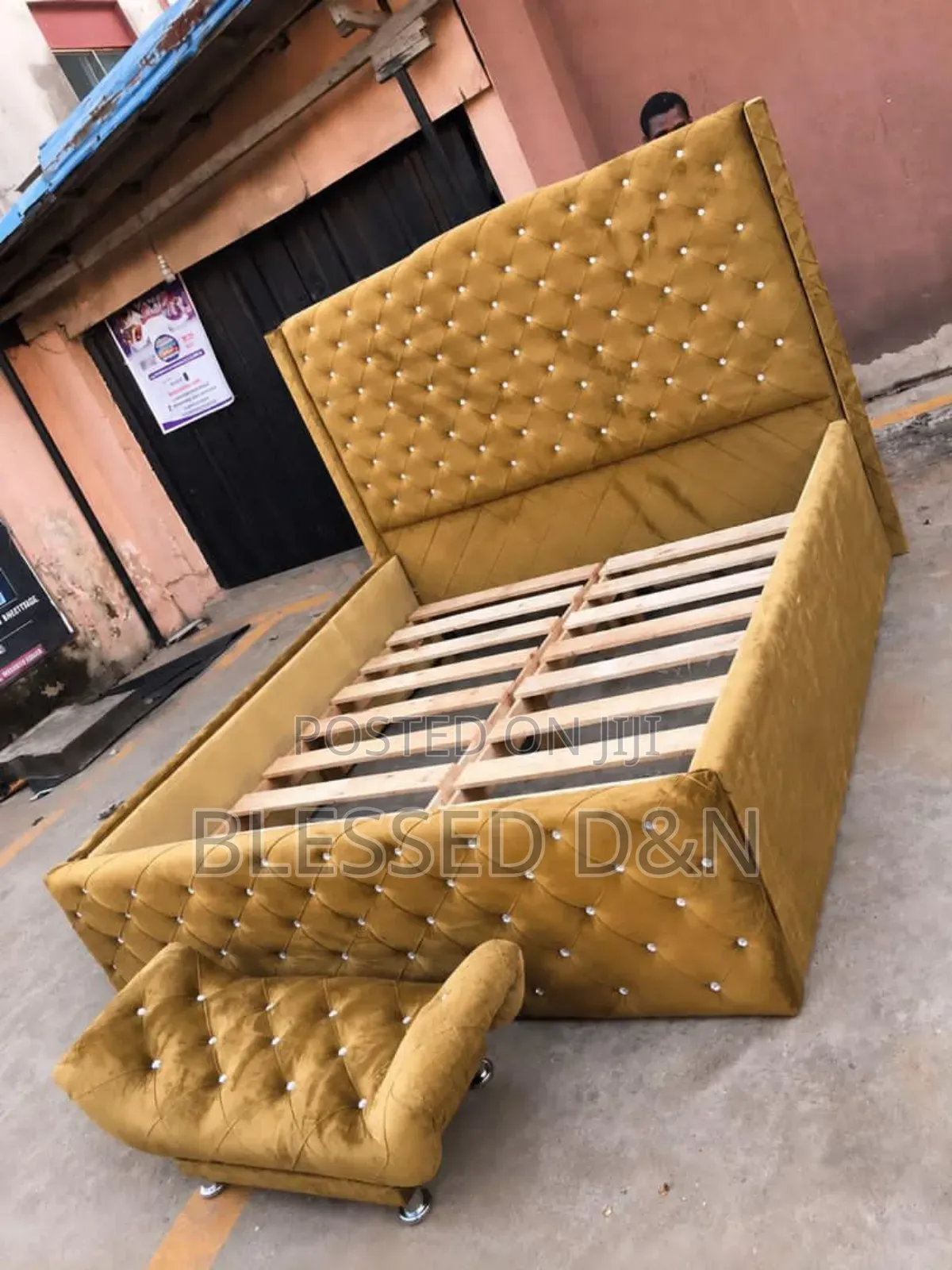 Deluxe Quality Standard Full Paded Bed Frame
