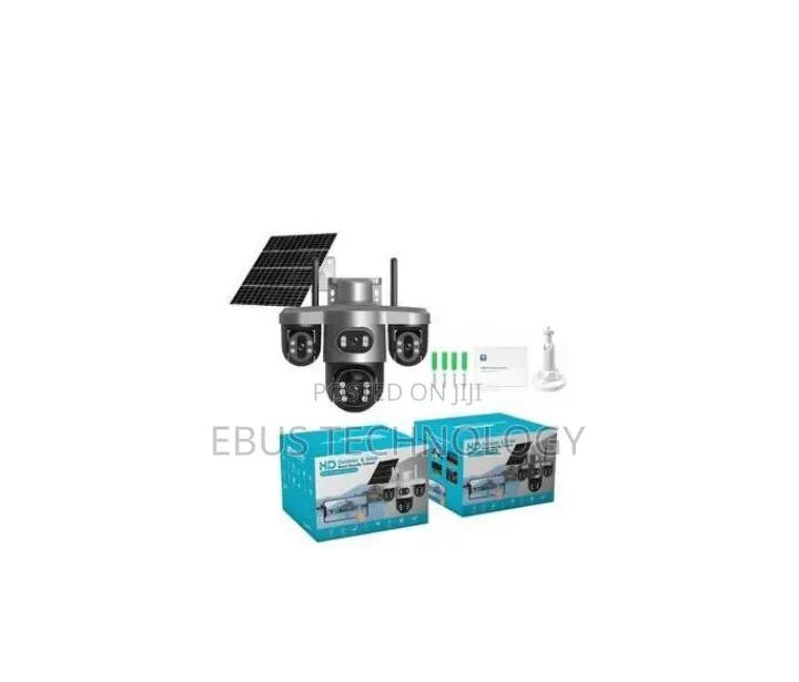 V380 Pro Solar 4g Triple Lens Camera