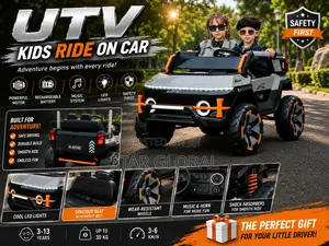 Kids Ride on Grey Color Rechargeable Utv Premium Toy Car