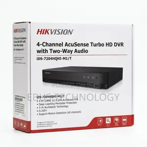 Hikvision 4-Channel Turbo Hd DVR With Two-Way Audio Ids-7204hqhi-M1/T