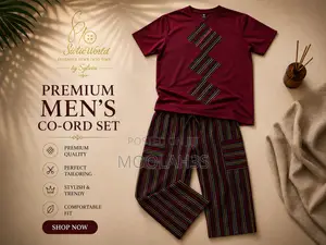 Aso - Oke and Ankara 2-Piece Set