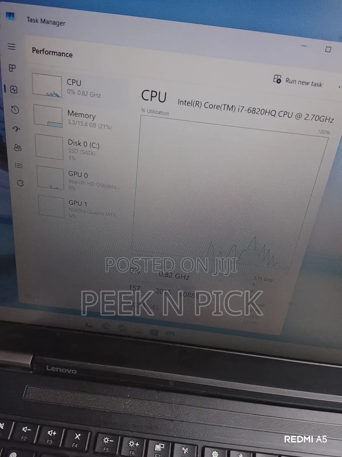 Laptop Lenovo ThinkPad P51 16GB Intel Core i7 SSD 256GB