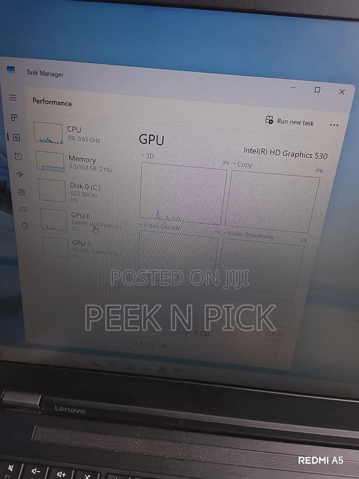 Laptop Lenovo ThinkPad P51 16GB Intel Core i7 SSD 256GB