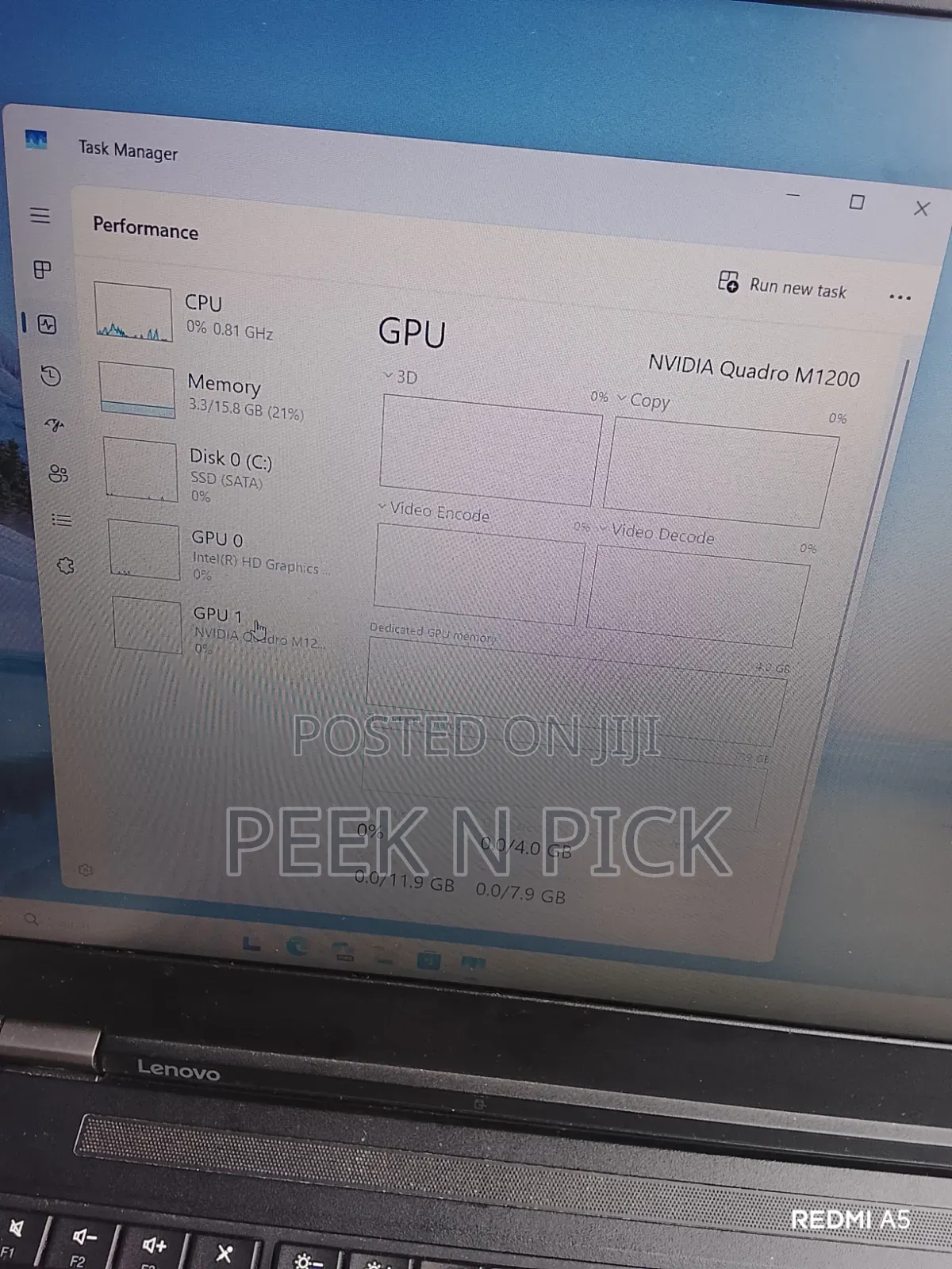 Laptop Lenovo ThinkPad P51 16GB Intel Core i7 SSD 256GB