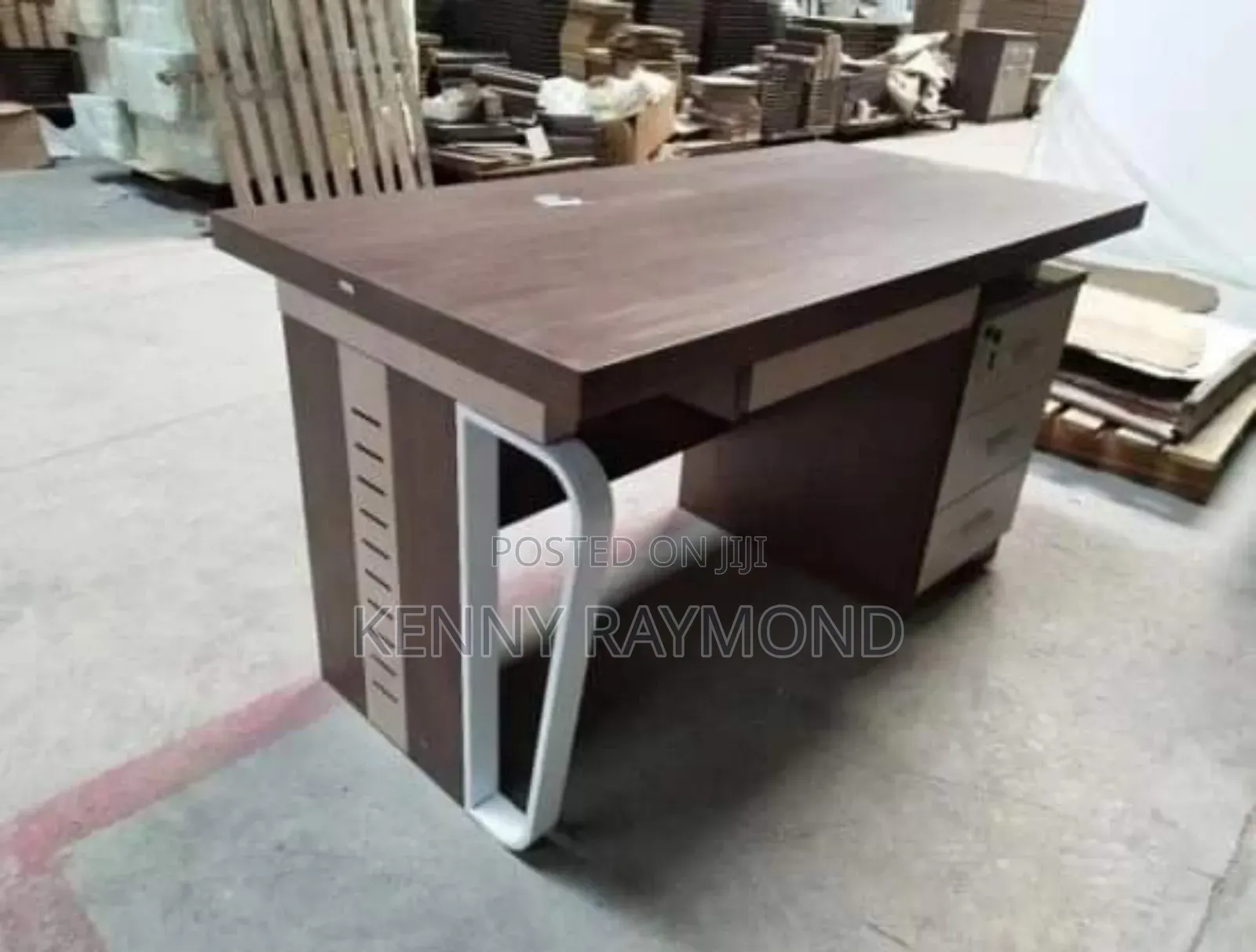 Semi Executive Office Table With Drawers
