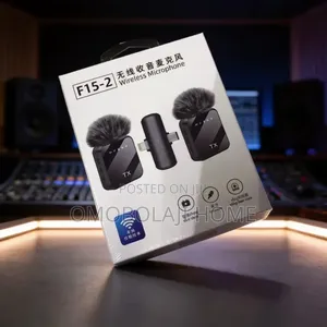 F15 -2 3 in 1 Wireless Microphone With Noise Cancellation