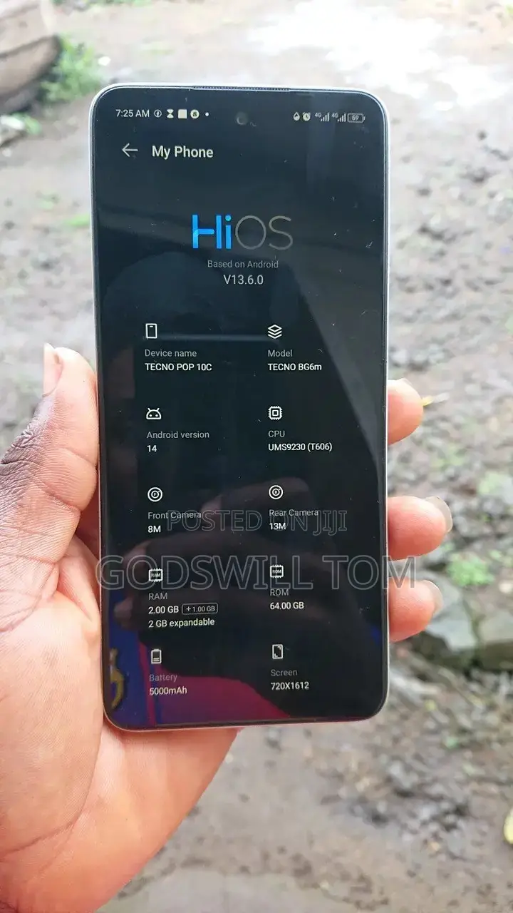 Tecno Pop 10 64 GB Gold