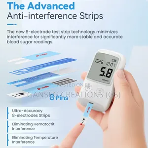 Gdh 2-in-1 Uric Acid Blood Glucose Meter Set(Model Bgm-t1s / Bgm-t1)
