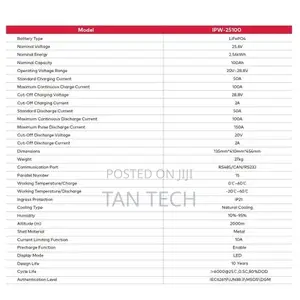 Itel 2.5kwh Lithium Battery