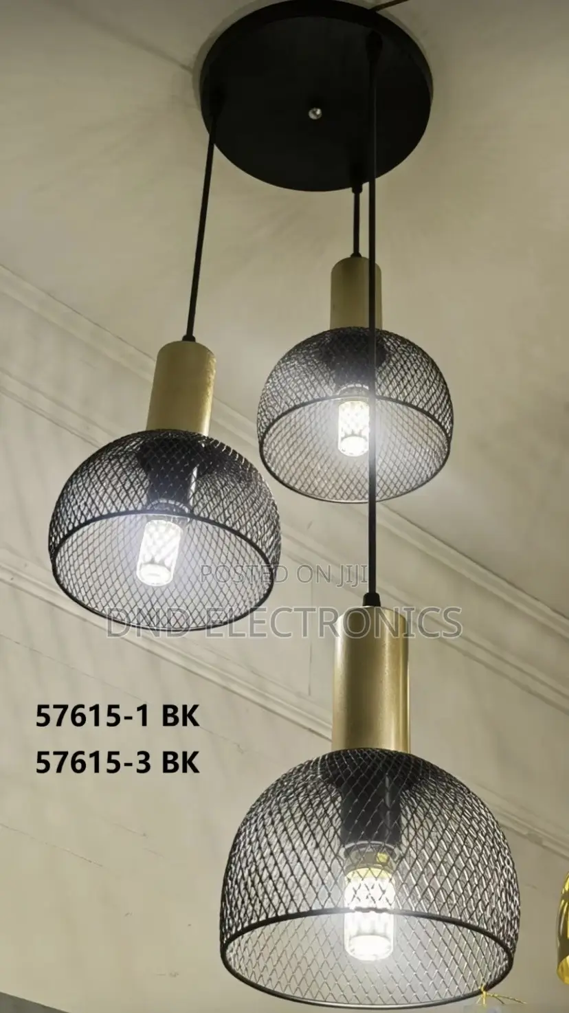 3-Head Modern Industrial Dome Pendant Light