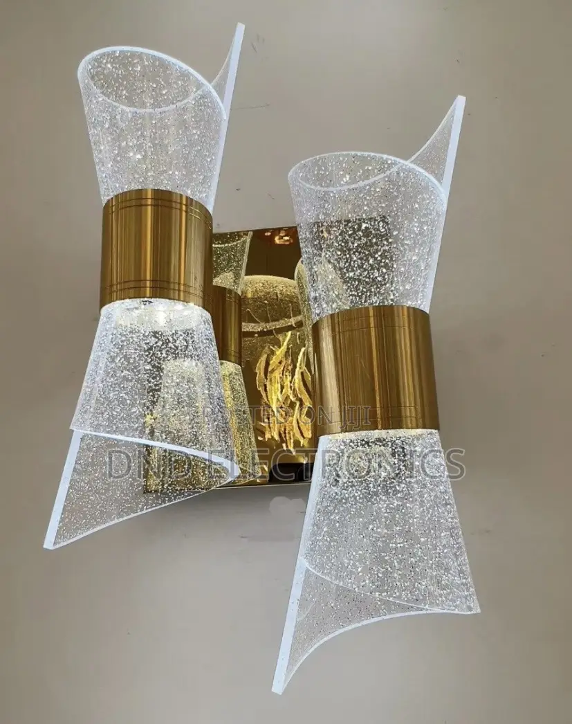Luxury Crystal Acrylic Double-Head Wall Light