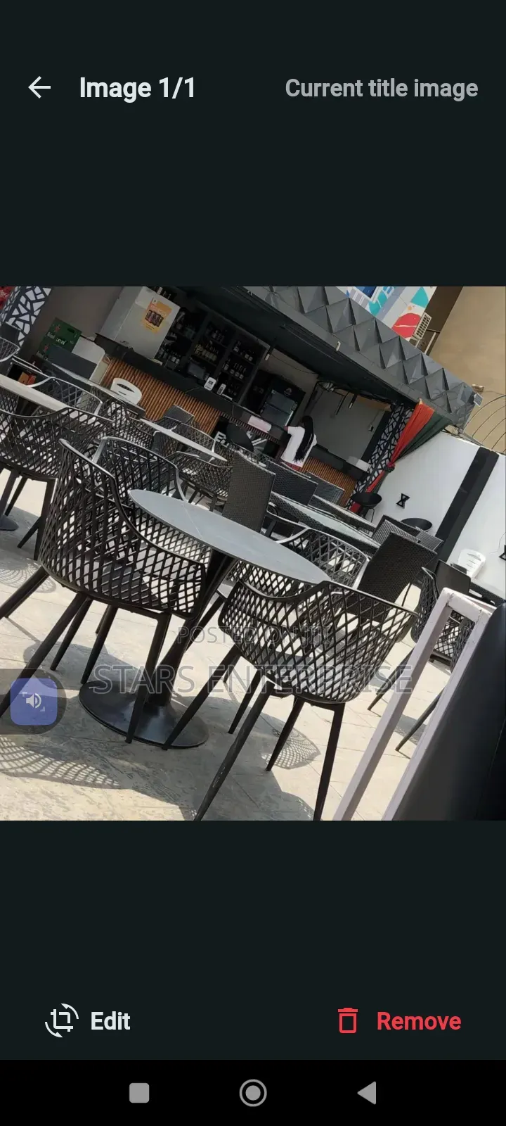 4 Seater Restaurant Set