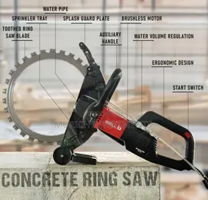 Concrete Ring Saw – Wet Electric Wall Cutting Machine With Water-Fed
