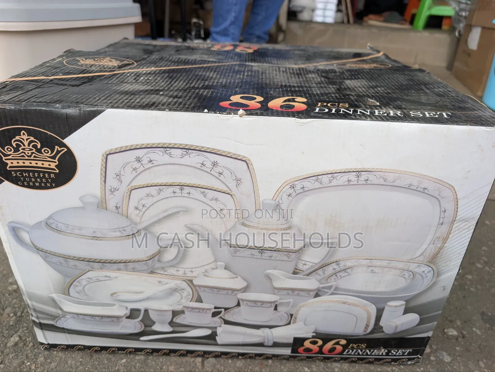 86pieces Dinner Set