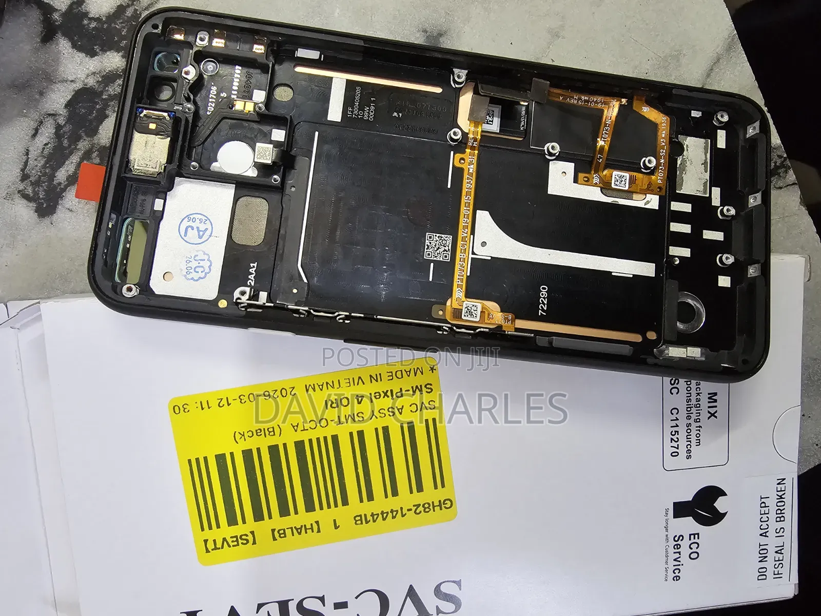 Pixel 4 Original Screen With Frame