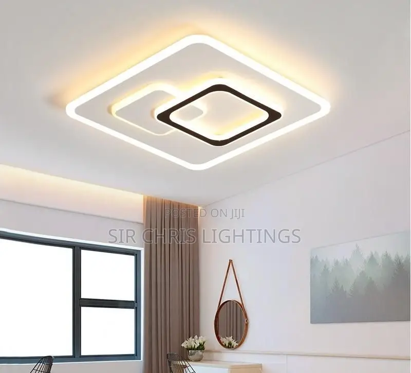 Modern Minimalist Led Rectangular Ceiling Light for Living Room Hall,