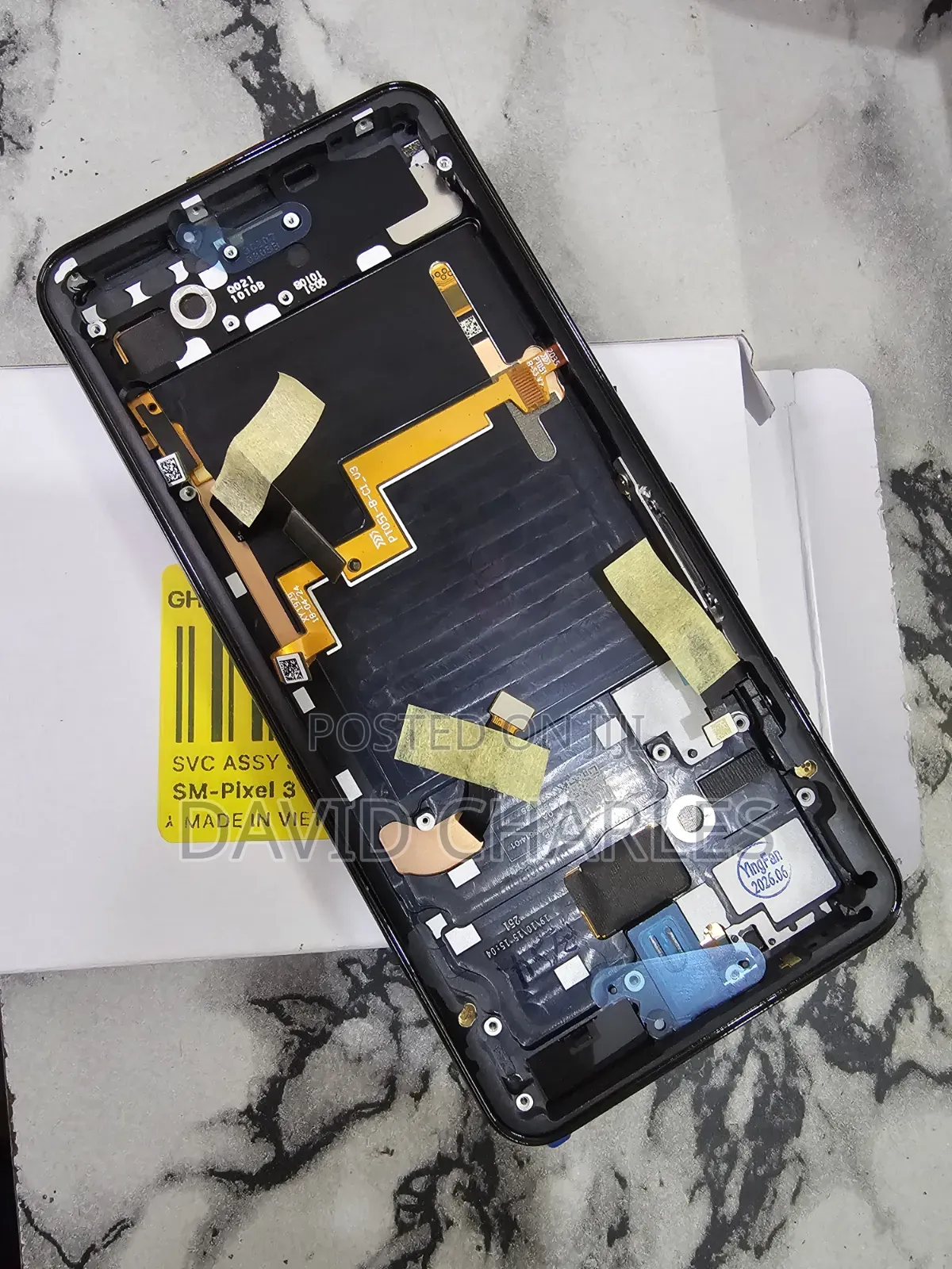 Pixel 3 Original Screen With Frame