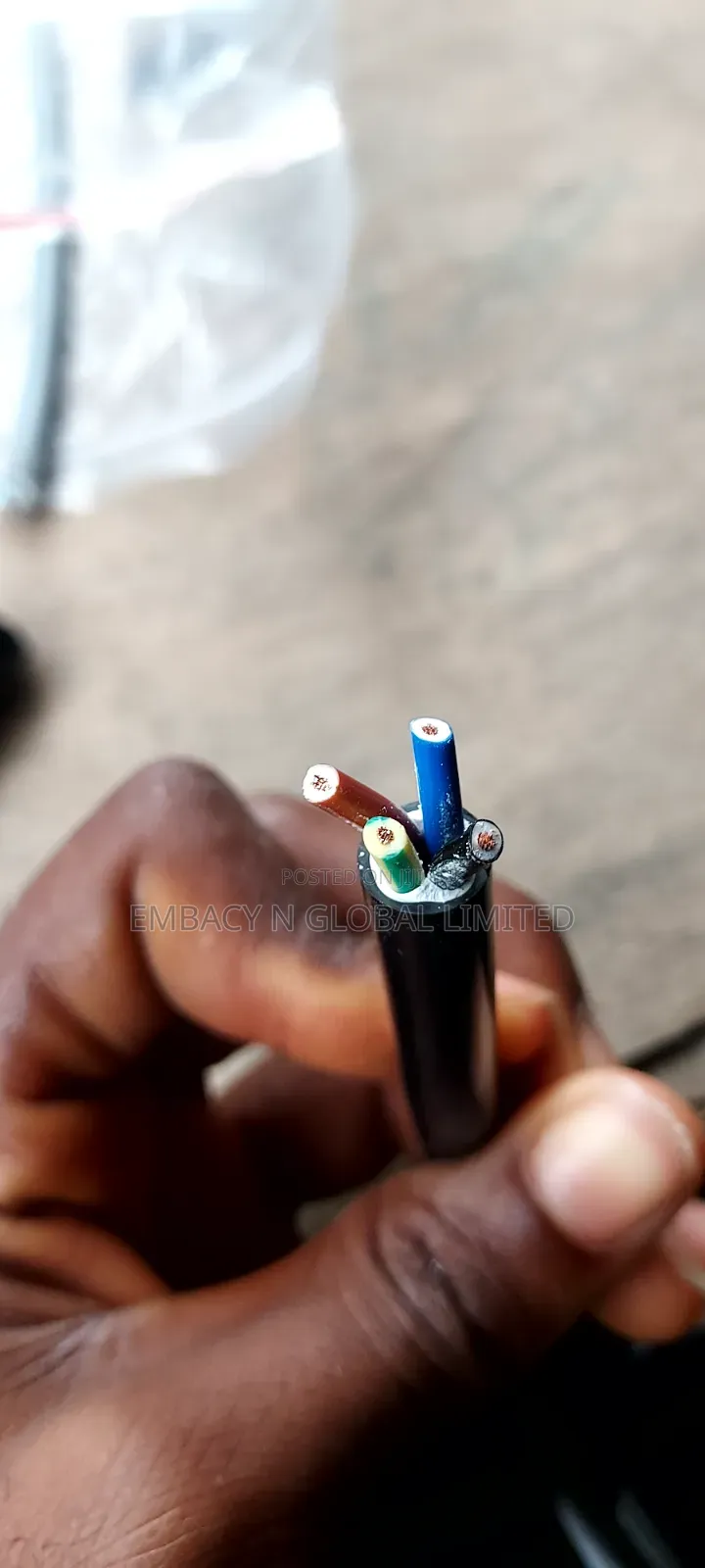 0.75mm 4core Flexible Cable Coleman