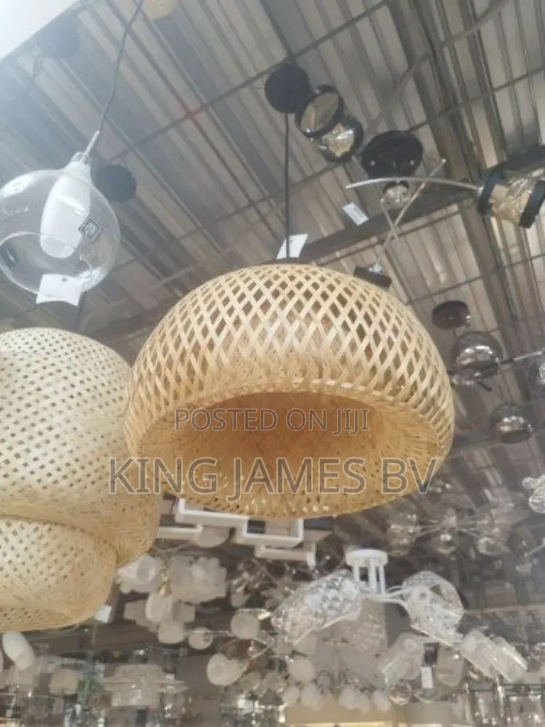 Hanging Woven Basket Light – Elegant Interior Lighting