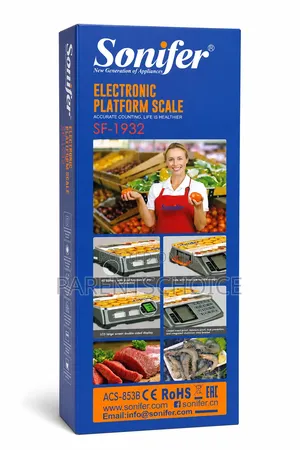 Sonifer Sf-1932 Home Kitchen Digital Kitchen Scale Max 40kgs