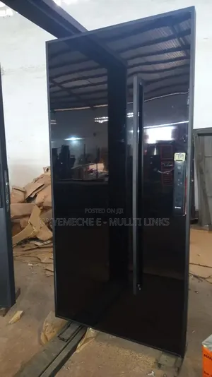 Turkish Security Pivot Door With Black Glossy Finish Digital Lock