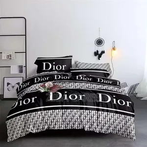 Dior Bedding's Set Bedsheets Pillowcases and Duvet Set