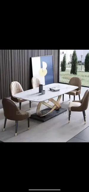 X Leg 6 Seater Dinning Table