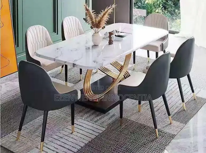 X Leg 6 Seater Dinning Table