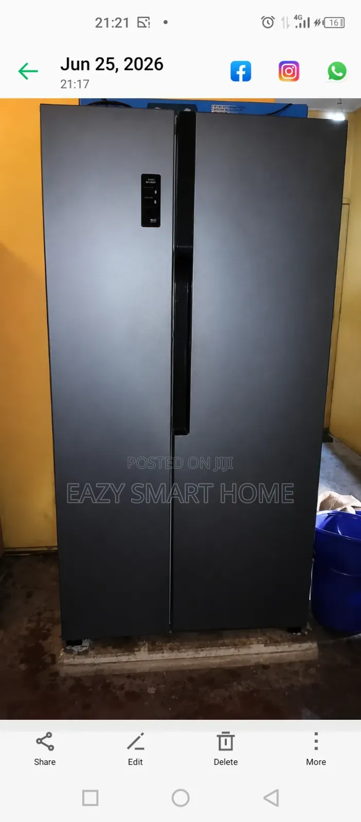 Hisense Double Door Refrigerator With Top Freezer