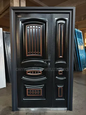 4ft Italian Steel Security Door With a Black Copper Finish