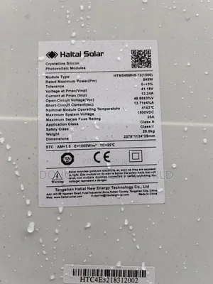 Haitai Solar 545w Mono Half-Cut Cells Solar Panel