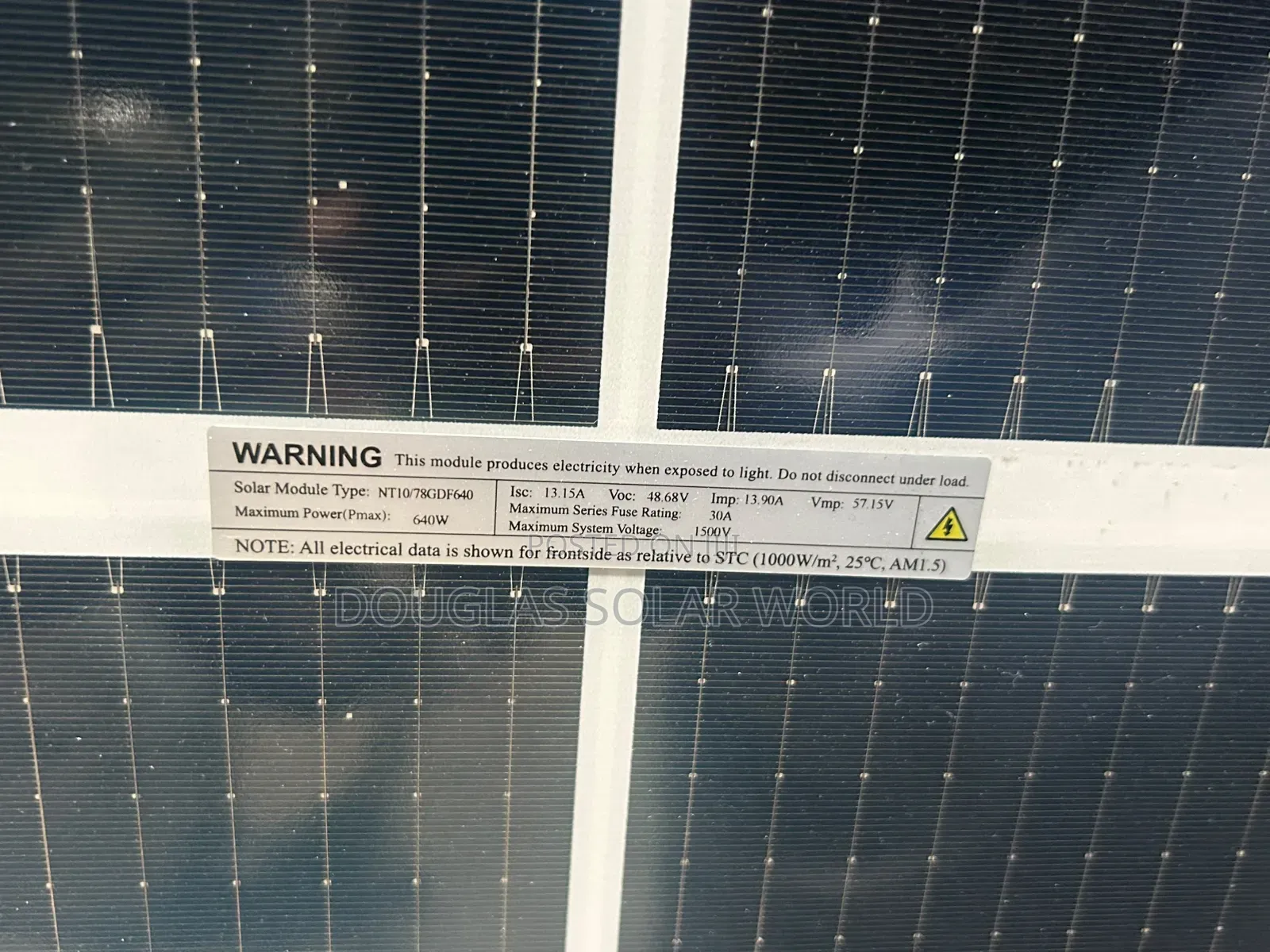 Ja Solar 640w Mono Bifacial Solar Panel