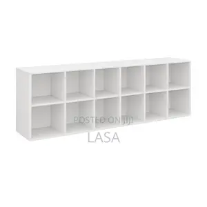 Modern 2x6 Storage Cabinet - Vertical Bookshelf for Home Office