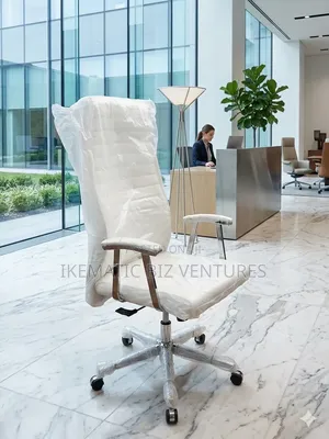 Executive White Office Chair