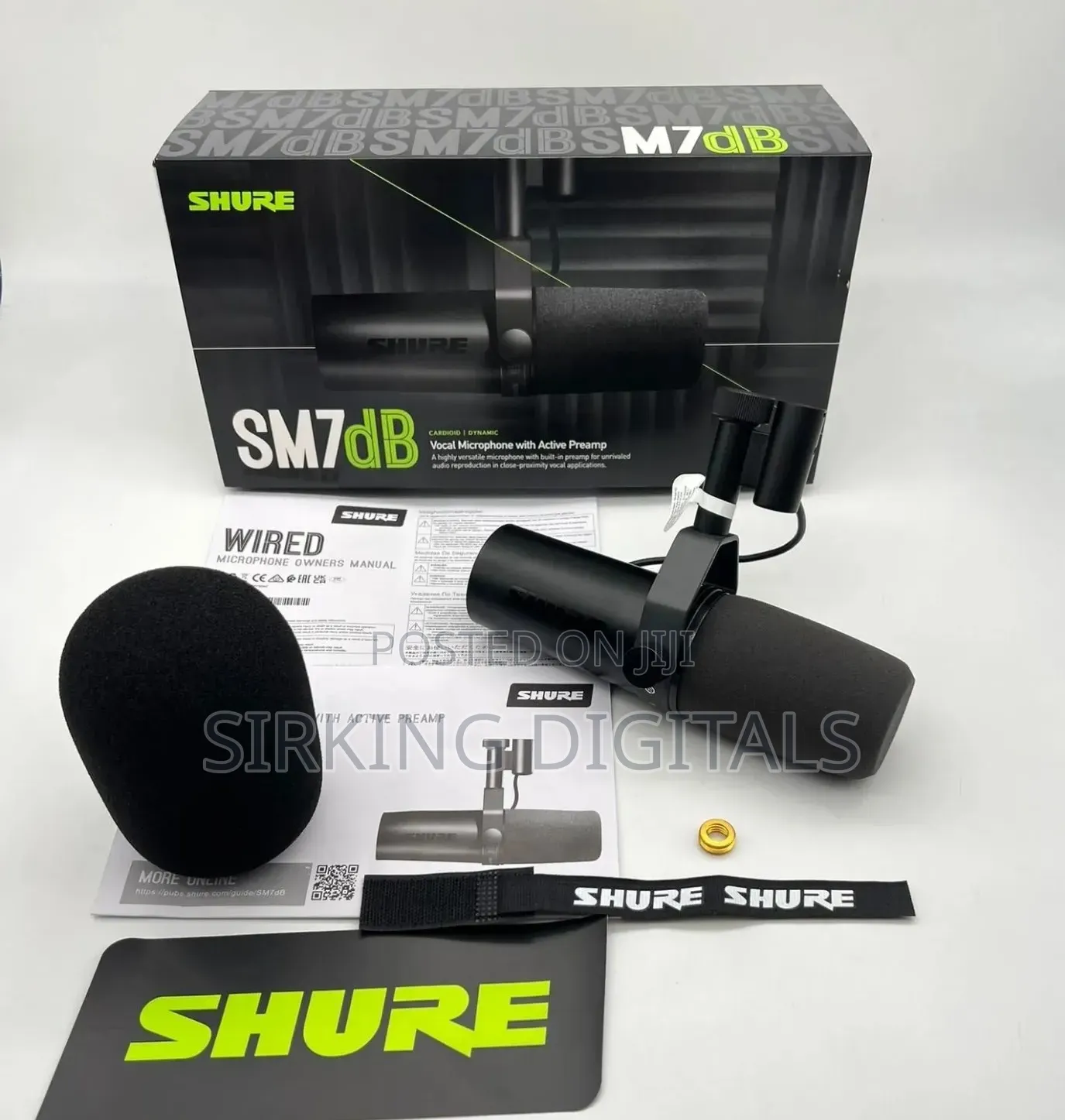 Sm7db Shure Dynamic Studio-Podcast Microphone