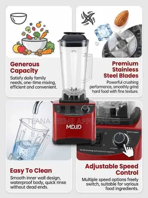 2.5l High Power Blender Multi-Functional Blender , High Efficiency