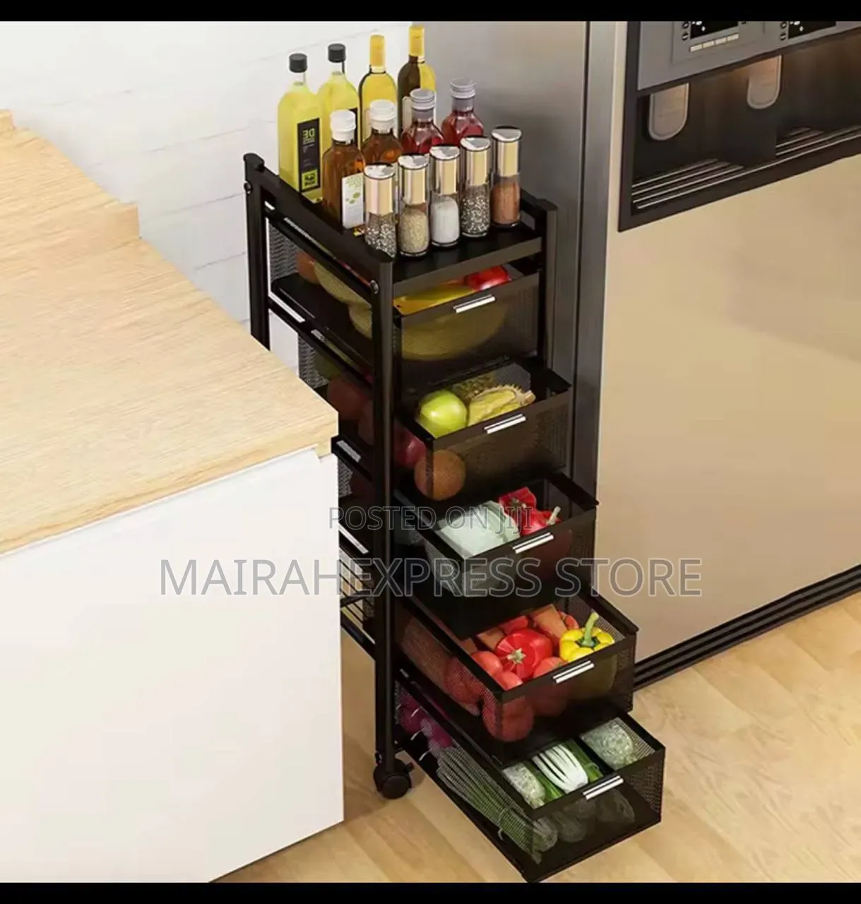 Kitchen Basket Floor Multi-layer Storage Racks 2st7