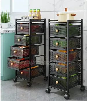 Kitchen Basket Floor Multi-layer Storage Racks 2st7