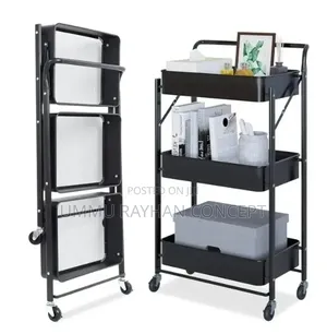 High Quality 3-Layers Foldable Heavy Duty Trolley