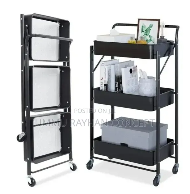 High Quality 3-Layers Foldable Heavy Duty Trolley