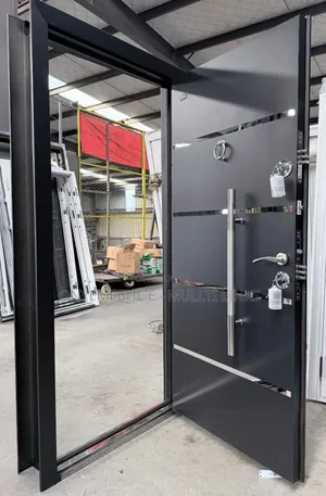 Matte Black Real Turkey Steel Hu Door
