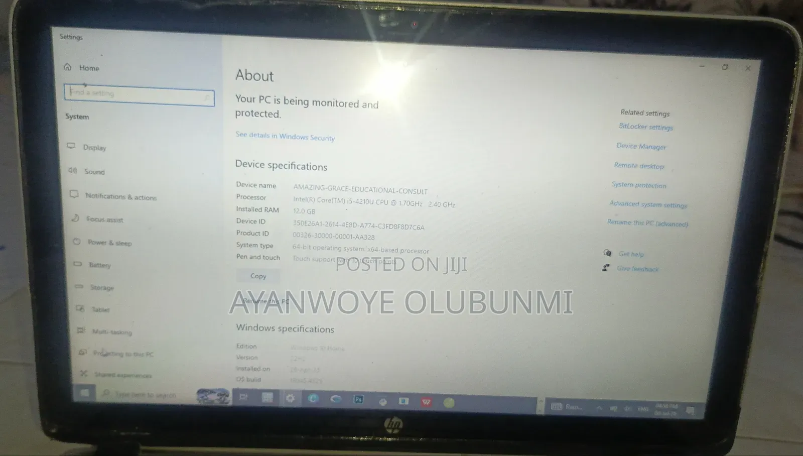 Laptop HP Pavilion TouchSmarT 15 12GB Intel Core i5 HDD 1T
