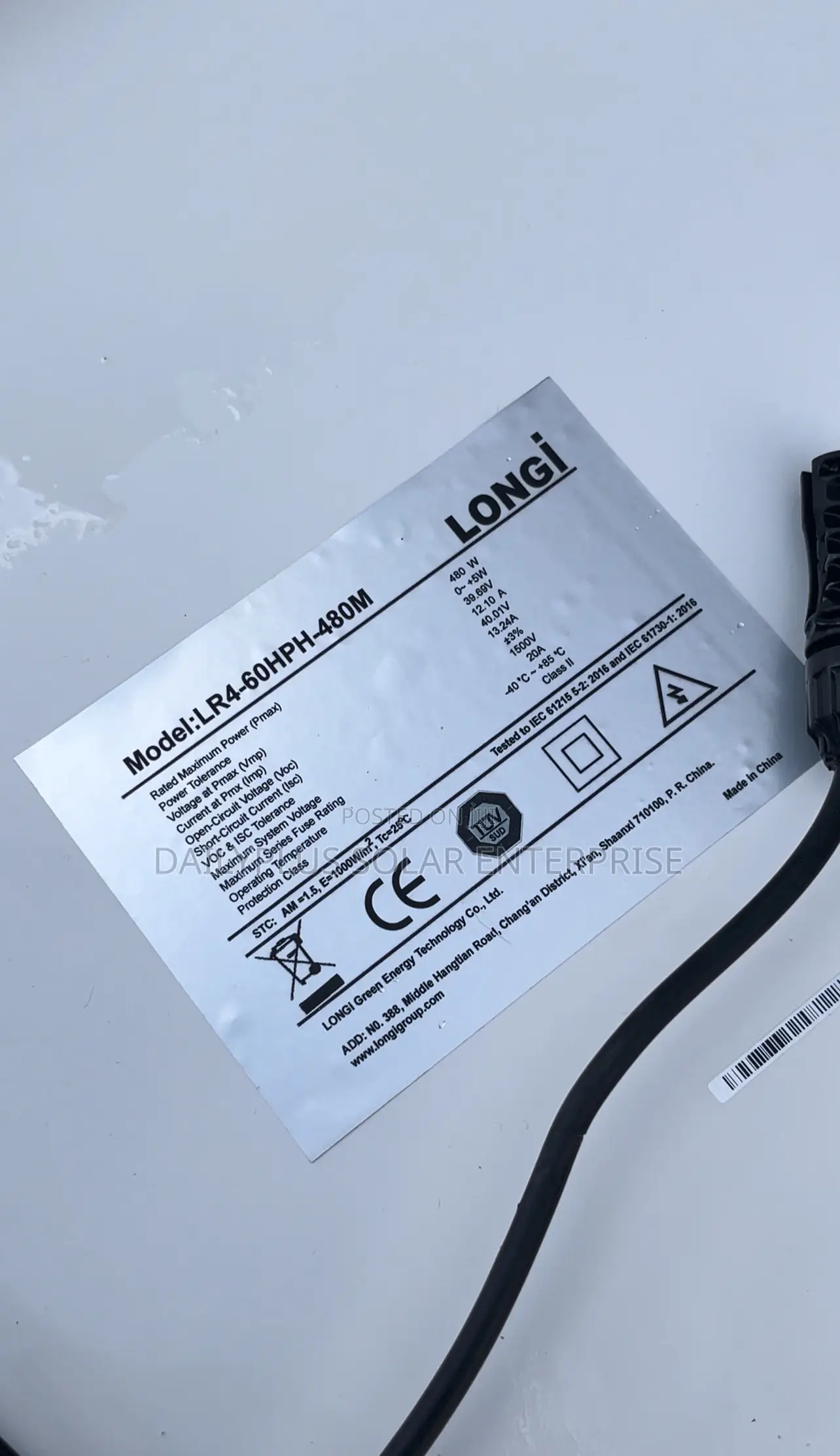 Longi 480watts Halfcut Monocrystalline Solar Panels